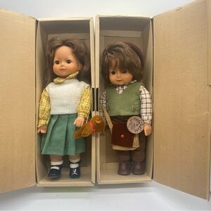 Sala & Berg, Mattel Sekiguchi Boy & Girl Dolls. In Original Boxes, 1984